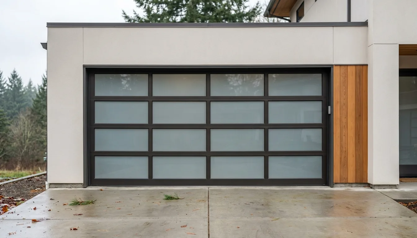 Aluminum Garage Door supplied and installed by Royal Garage Doors