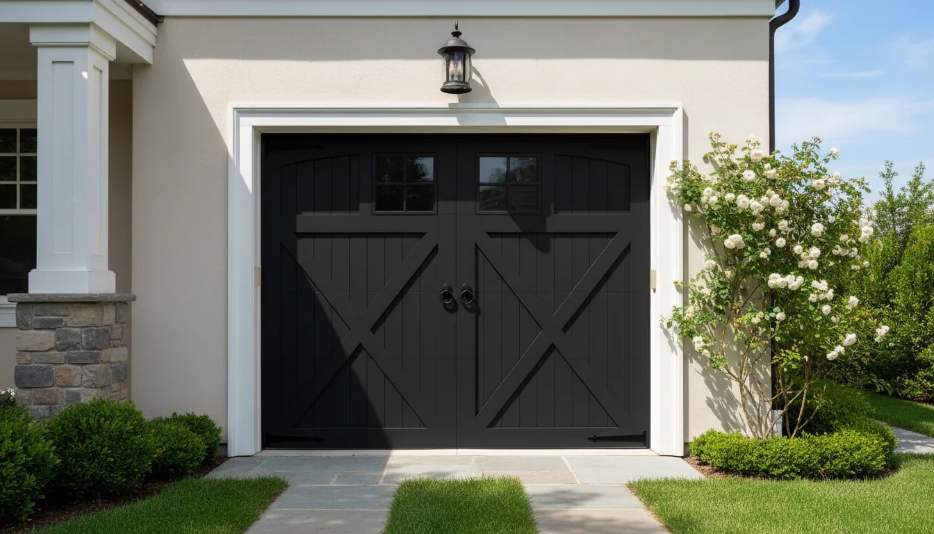Carriage House Garage Door supplied and installed by Royal Garage Doors