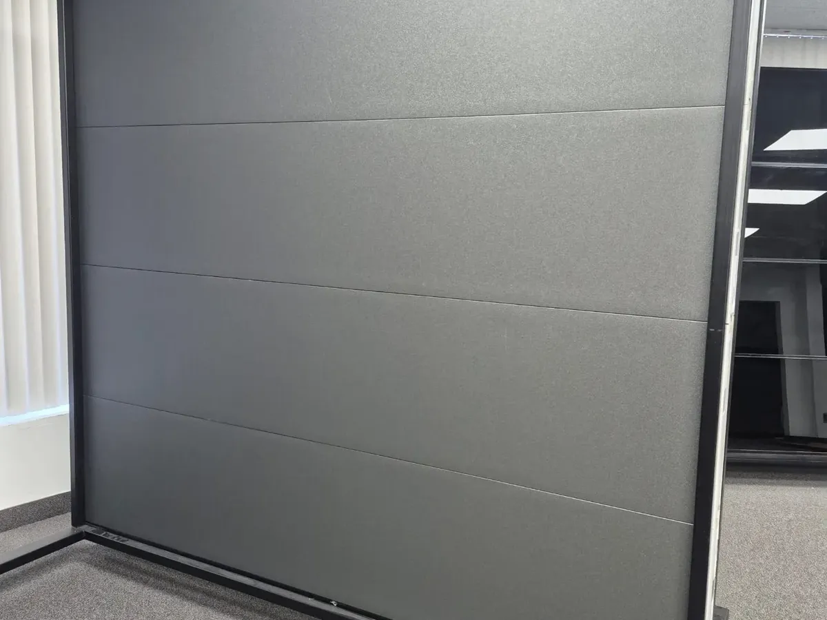 Charcoal commercial overhead garage door — Mississauga