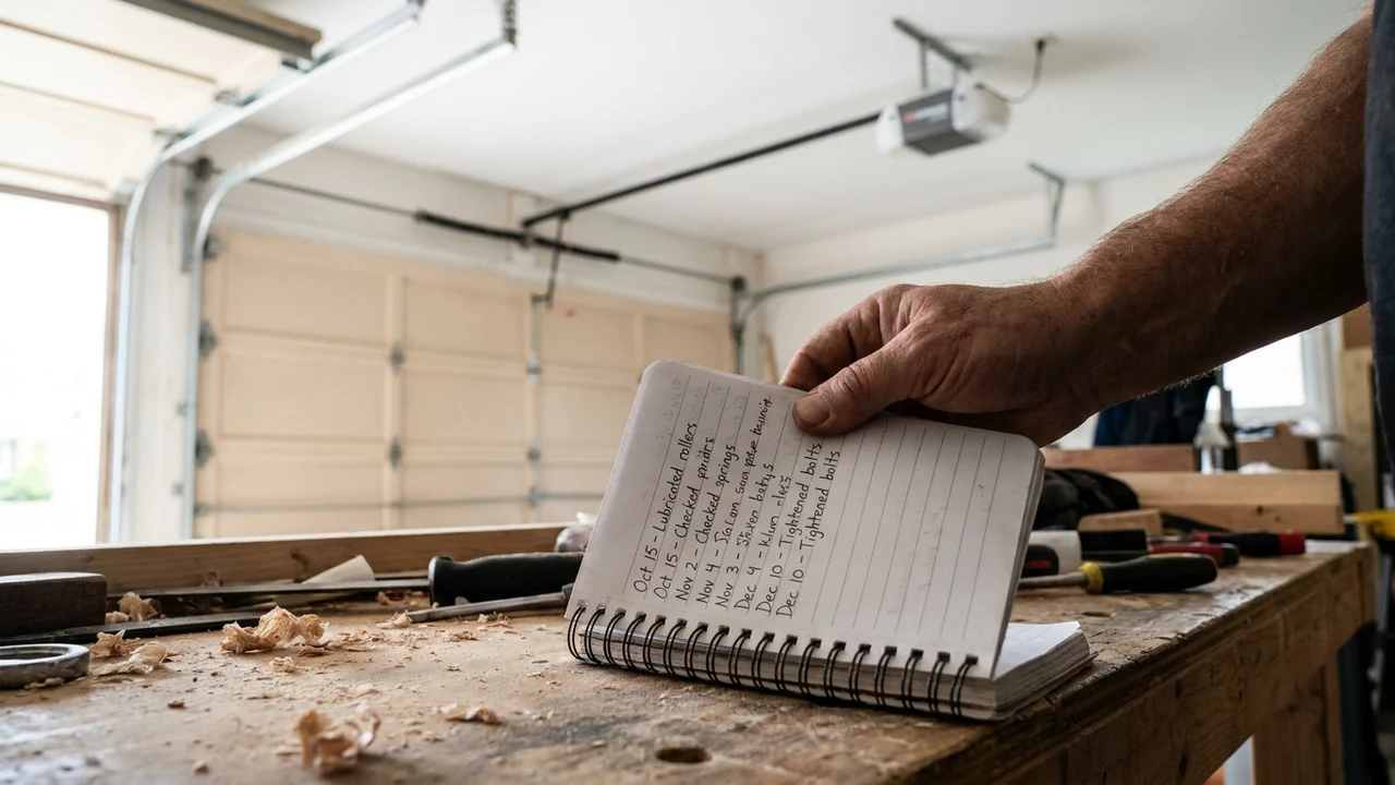 Keeping a Garage Door Maintenance Log: What to Track and Why