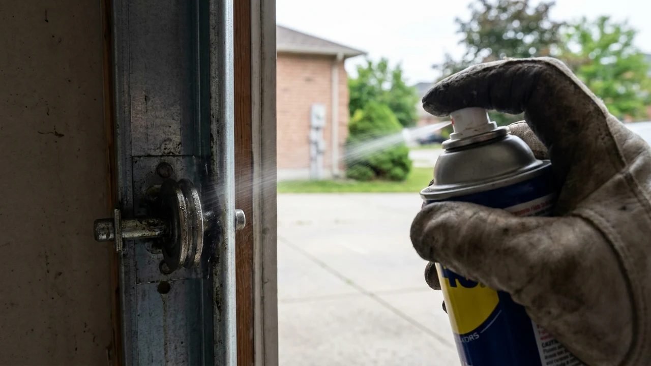 Garage Door Track Lubrication: What to Use and What to Avoid